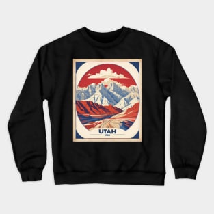 Utah United States of America Tourism Vintage Crewneck Sweatshirt